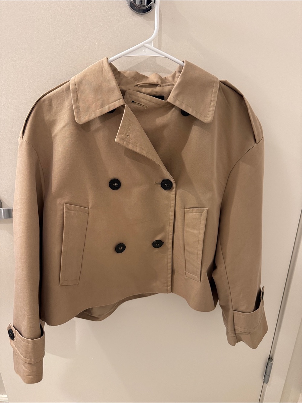 Zara Cropped Trench Coat